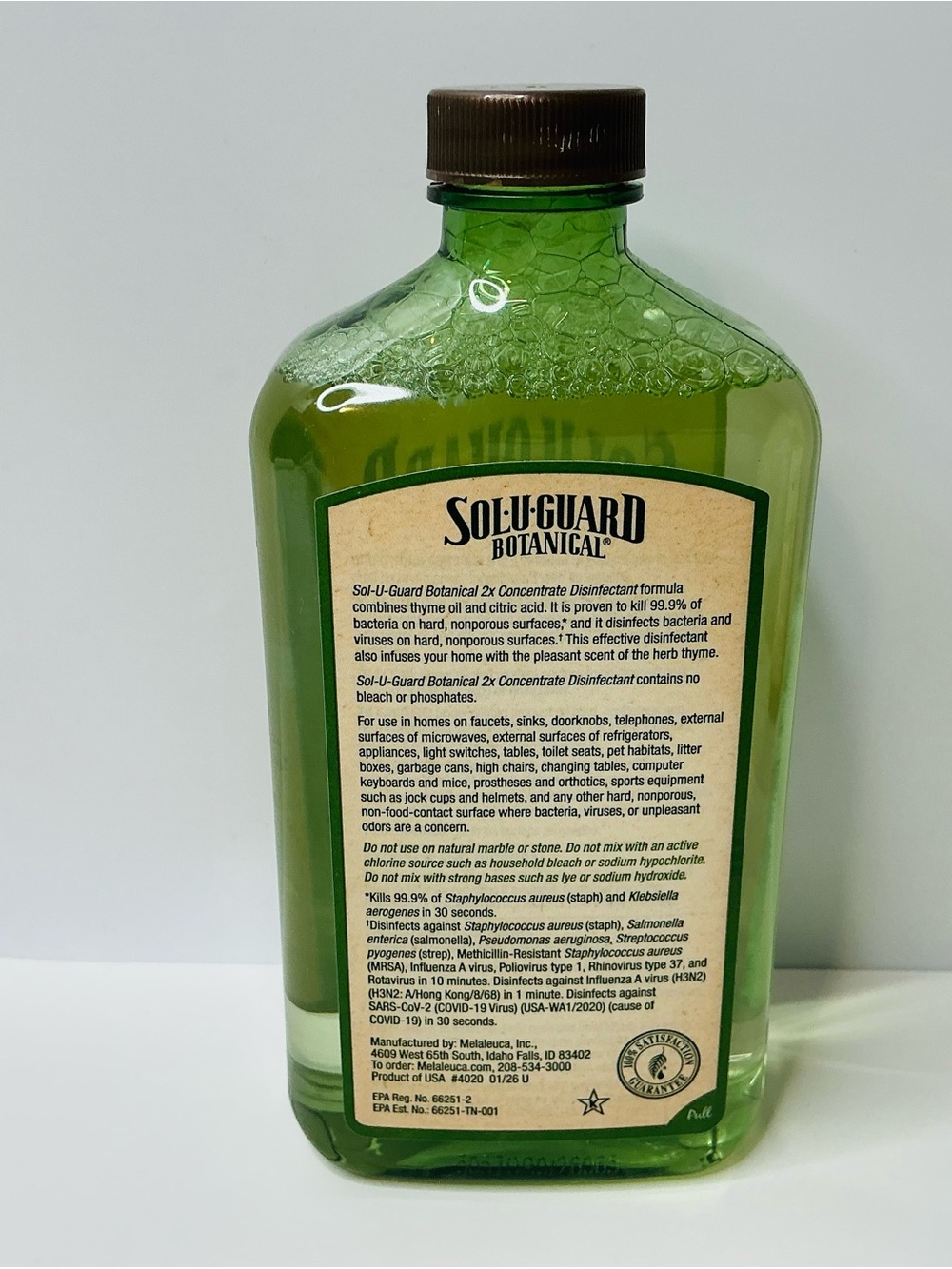 Melaleuca Sol-U-Guard Botanical 2x Concentrate SEALED 16 oz NEW - Picture 4 of 10